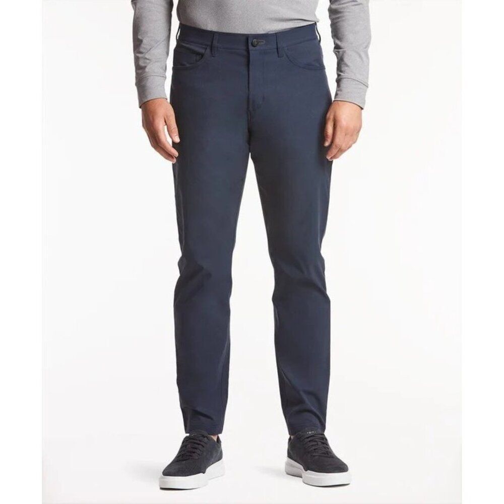 Public Rec Dealmaker Performance Pants Mens Size 35x30 Navy Blue‎ Golf Work NWOT